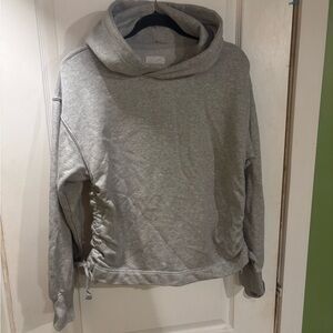 Aerie Heather Gray Hoodie with Drawstring